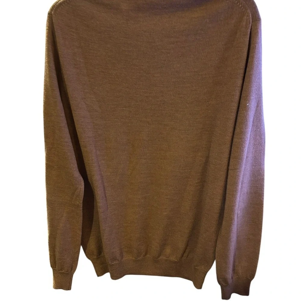 J Crew Men’s Size L Slim Fit Cashmere Cotton Blend Crew Neck Sweater Long Sleeve